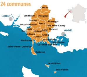 Communautés de communes AQTA(56 Auray Quiberon Terre Atlantique)